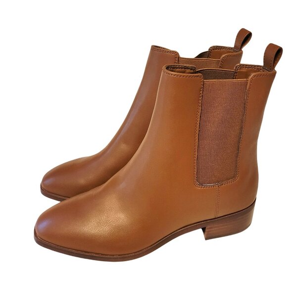 J. Crew Factory Vegan Leather Chelsea Boots - Picture 1 of 11